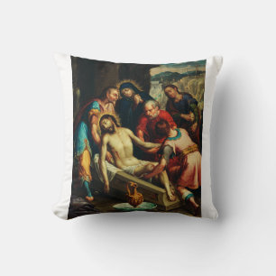 Coussin La Mise au Tombeau du Christ Juan Rodríguez Juarez