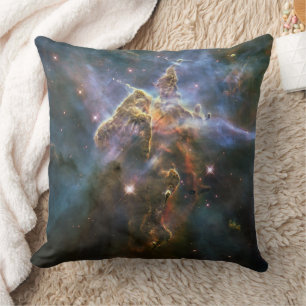Coussin La montagne mystique en Carina Nebula Espace Hubbl