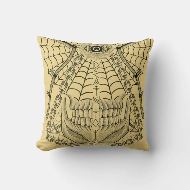 Coussin la mort à vous (Recto)