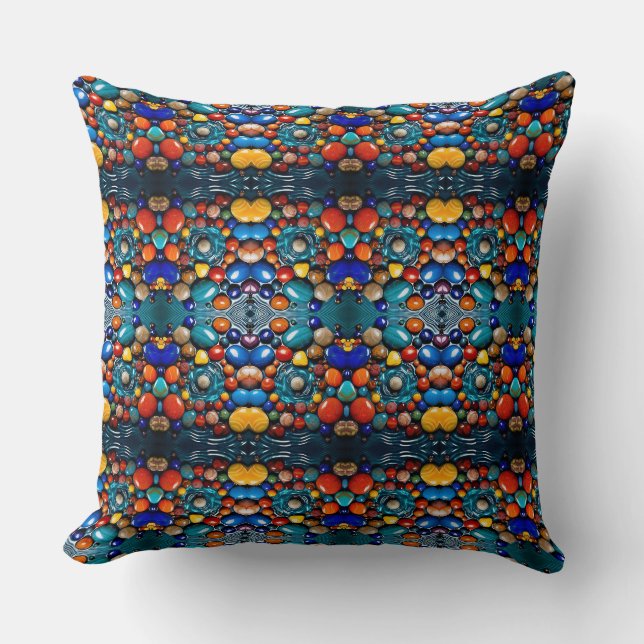 Coussin La mosaïque de Gem d'Océan (Recto)