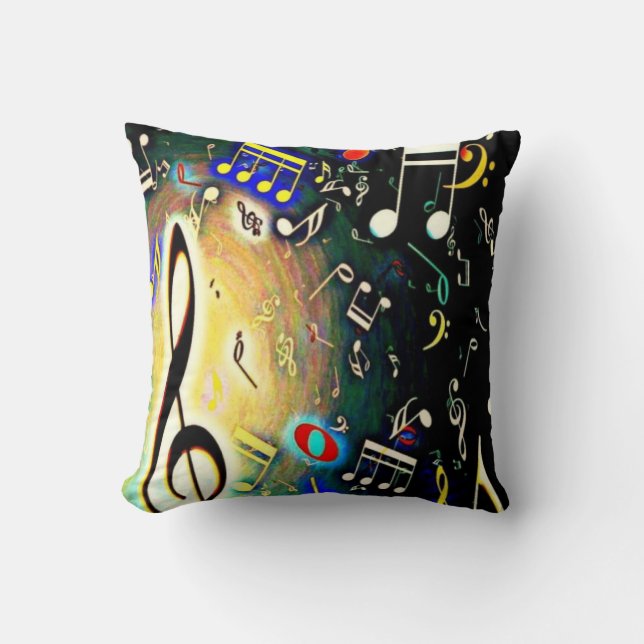 Coussin La musique est magique (Recto)