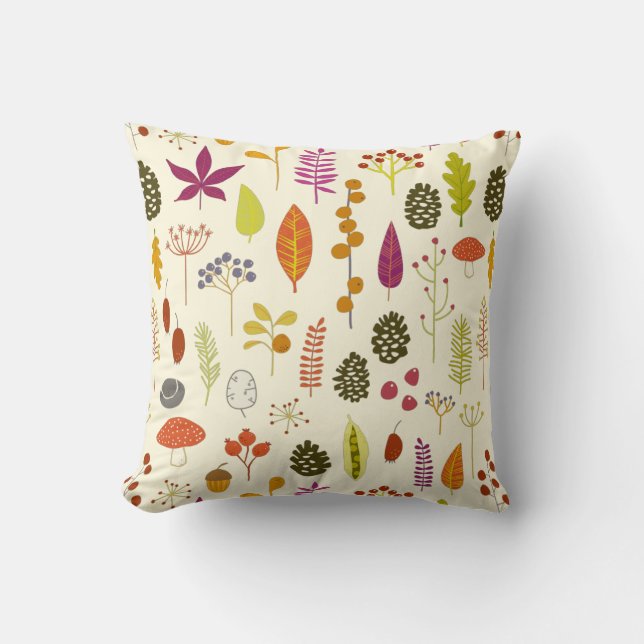 Coussin La nature boisée (Recto)