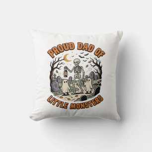 Coussin La nuit des petits monstres d'Halloween papa