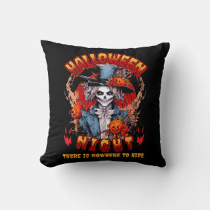 Coussin La Nuit D'Halloween Il N'Y A Nulle Part Où Se Cach