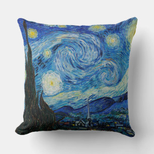 Coussin La nuit étoilée de Vincent Van Gogh Lance l'oreill