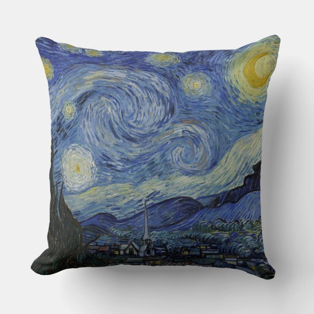Coussin La nuit étoilée Vincent van Gogh 1889 (Recto)