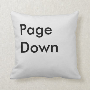 Coussin La page se boutonnent vers le bas