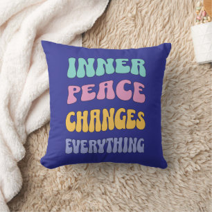 Coussin La paix intérieure change tout