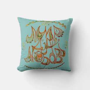 Coussin La paix, l'amour et la science en russe