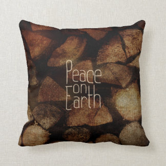 Coussin La Paix sur Terre Conception de Noël