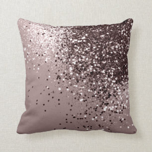 Coussin La Parties scintillant de la dame Mauve Sparkling