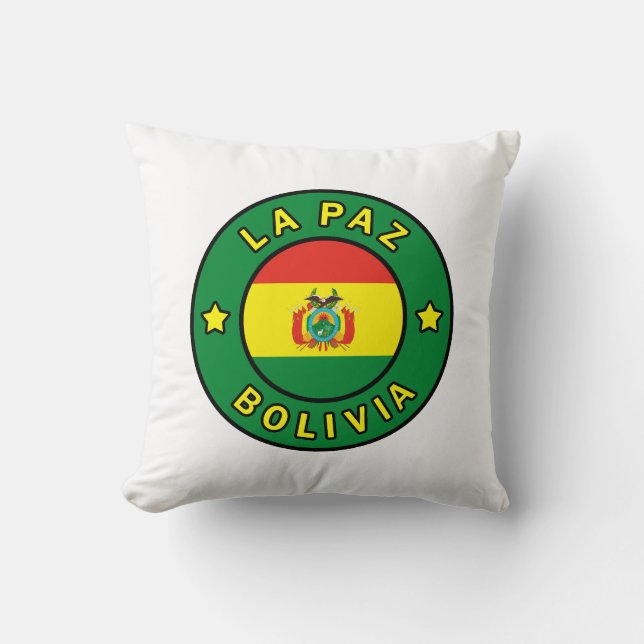 Coussin La Paz Bolivie (Recto)