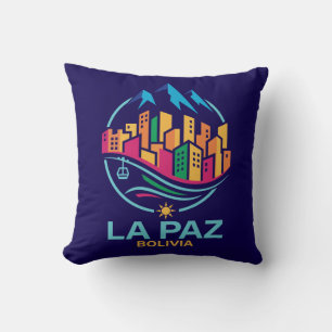 Coussin La Paz Bolivie Amérique du Sud