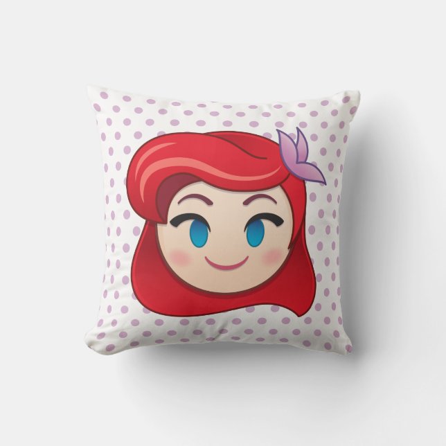 Coussin La Petite Mermeuse Emoji| Princesse Ariel (Recto)