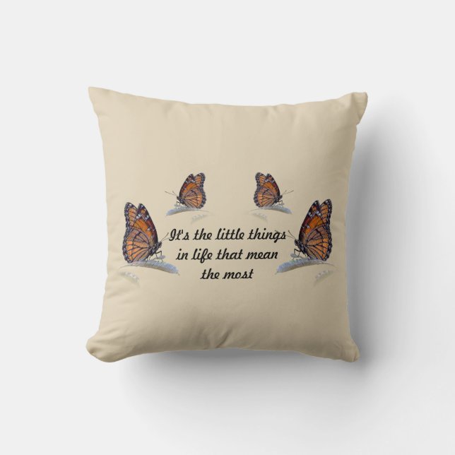 Coussin La Petite Things In Life That Mean (Recto)