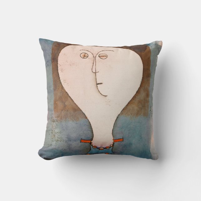 Coussin La peur d'une fille, Klee (Recto)