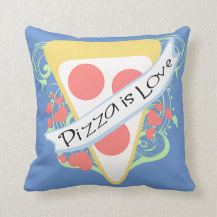 Coussin La pizza est amour