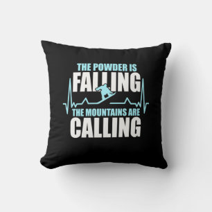 Coussin La Poudre Tombe Le Snowboard