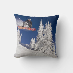 Coussin La pratique du surf des neiges à Whitefish Mounta