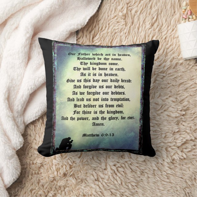 Coussin La prière du Seigneur (Couverture)