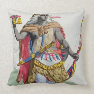 Coussin La Reine Anna Nzinga (1583-1663), de 'DES E de