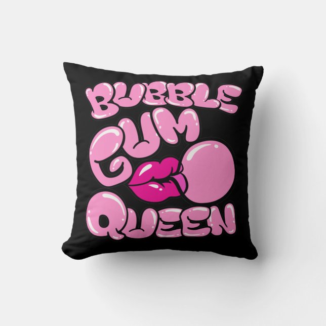 Coussin La reine de la gomme (Recto)