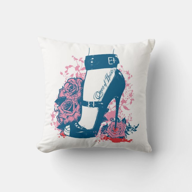 Coussin La reine des coeurs (Recto)