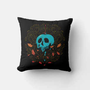 Coussin La reine du mal   Design Apple crâne
