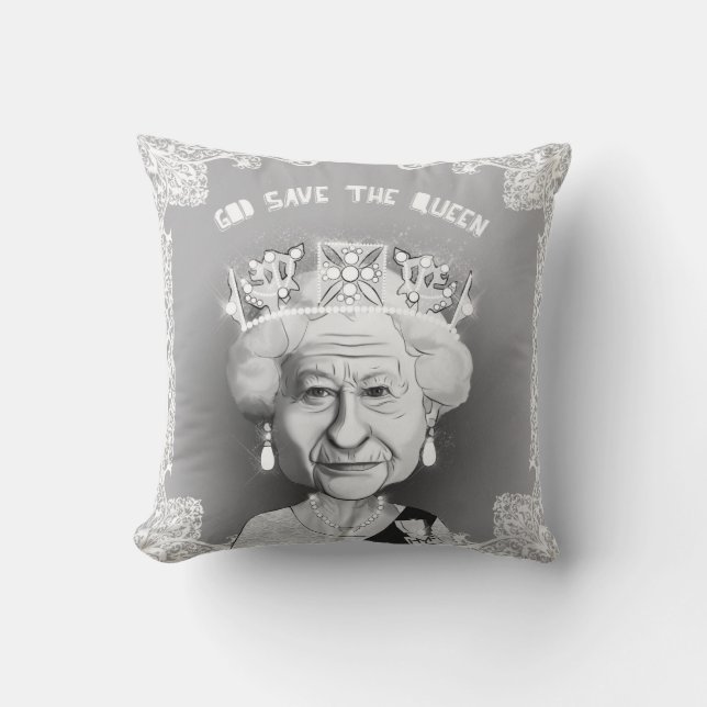 Coussin La Reine Elizabeth (Recto)