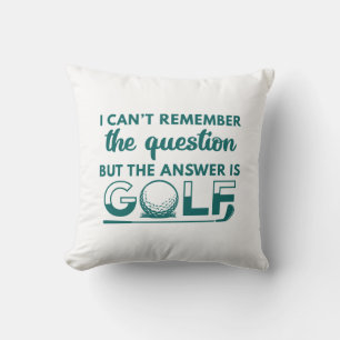 Coussin La Réponse Est Le Golf