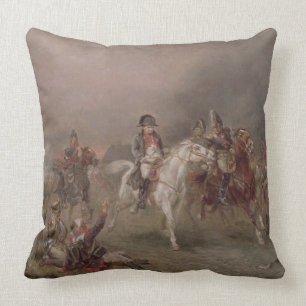Coussin La retraite du napoléon (huile sur la toile)