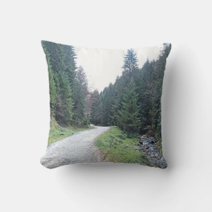 Coussin La route entre les pins - Wild Nature Romania