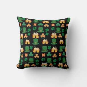 Coussin la saint patrick celtique,irlandais bière drôle,ch