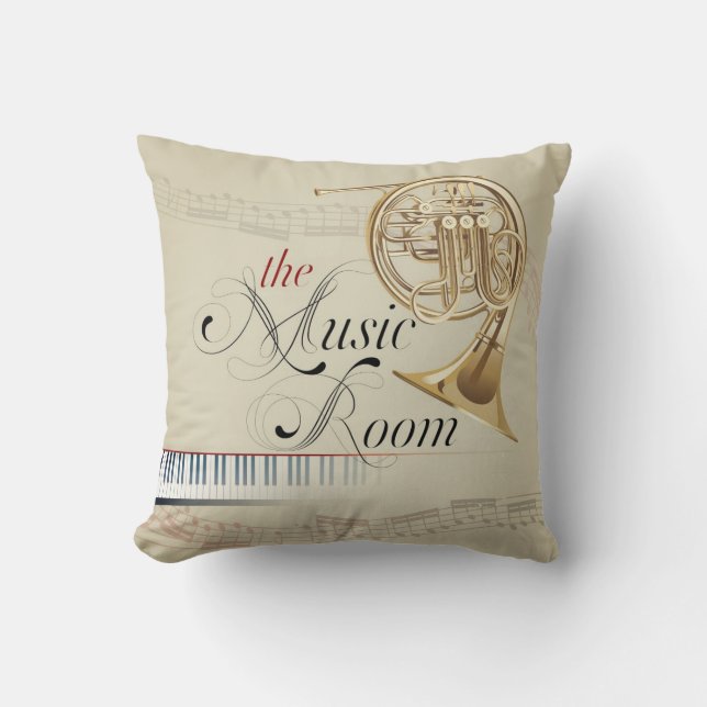 Coussin La salle 3 de musique (Recto)