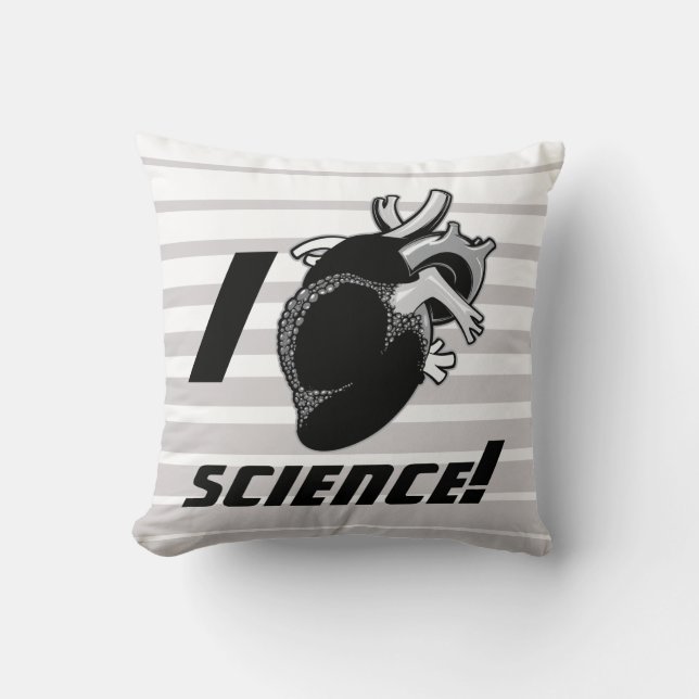 Coussin La Science I (de coeur anatomique) (Recto)