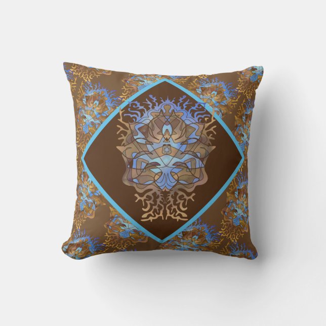 Coussin La Terre et le Ciel Mandala (Recto)
