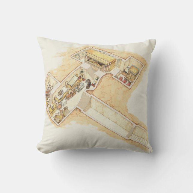 Coussin La tombe de Tutankhamun (Recto)