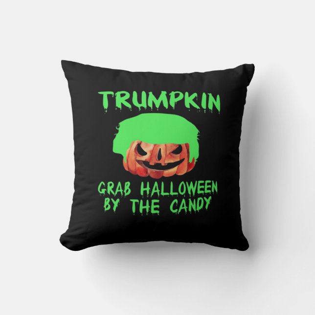 Coussin La Trumpkin Rend L'Halloween Grand À Nouveau Prene (Recto)