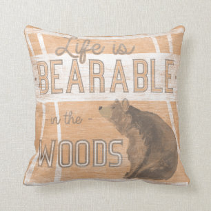 Coussin La vie de la citation   est supportable dans les