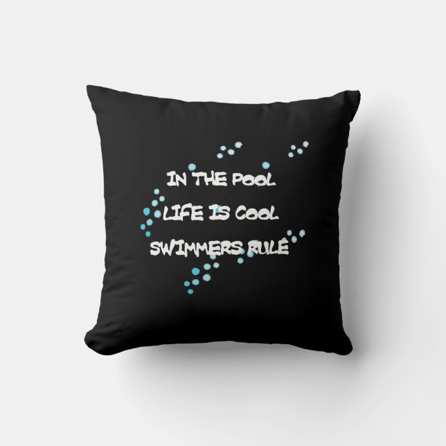 Coussin La vie est fraîche (Recto)