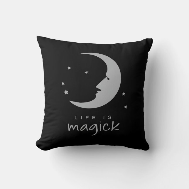 Coussin La vie est magique (Recto)