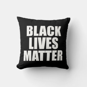 Coussin La vie noire importe