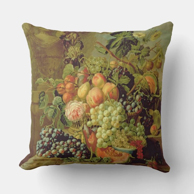 Coussin La vie toujours du fruit (Recto)