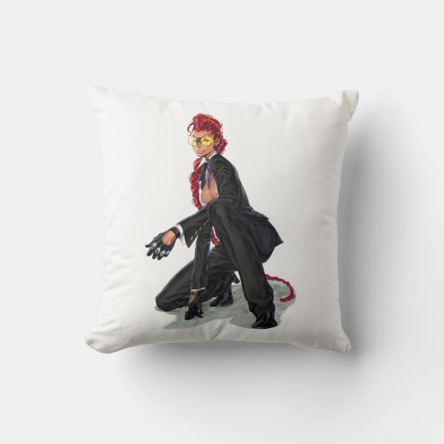 Coussin La vipère se tapissent (Recto)