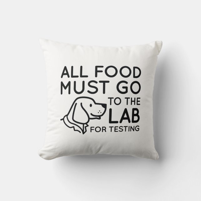 Coussin Laboratoire de tests (Recto)