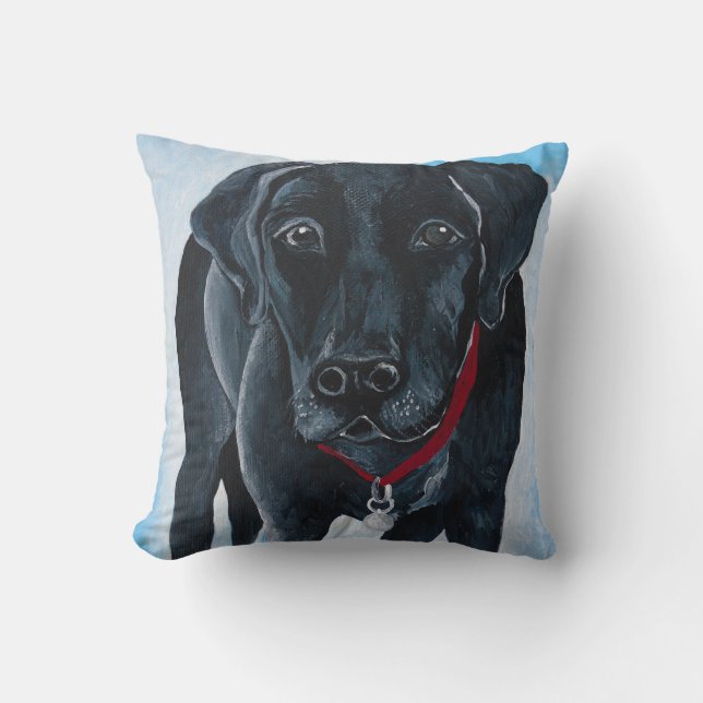 Coussin Laboratoire noir (Recto)