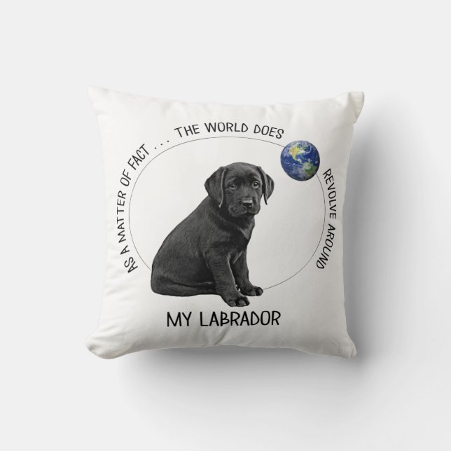 Coussin Labrador Lover Cute Chien Chien Chien Chien Chien  (Recto)