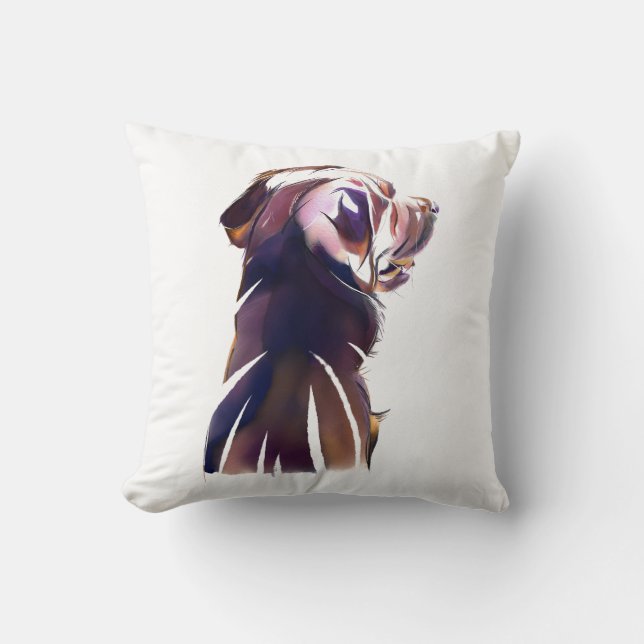 Coussin Labrador Retriever – Cadeau pour amateur d (Recto)