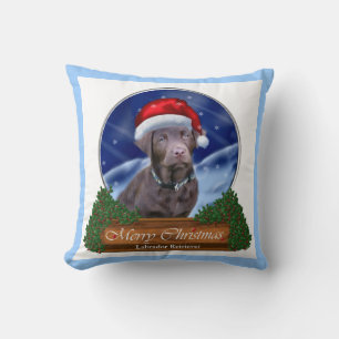 Coussin Labrador Retriever Christmas