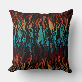 Coussin L'abstrait incendie